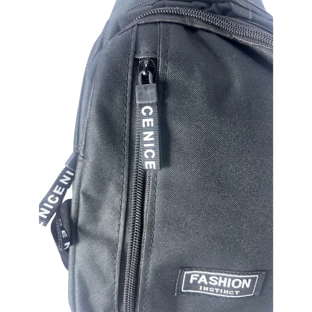Black Sling Bag Sport Fashion Instinct‎ Chest Pack